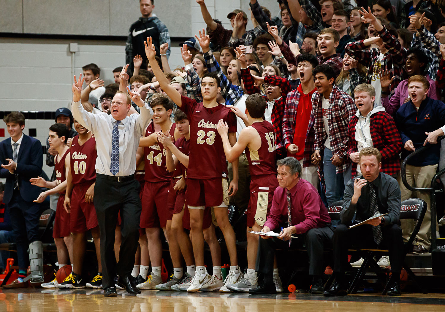 Madison vs. Oakton boys basketball 3